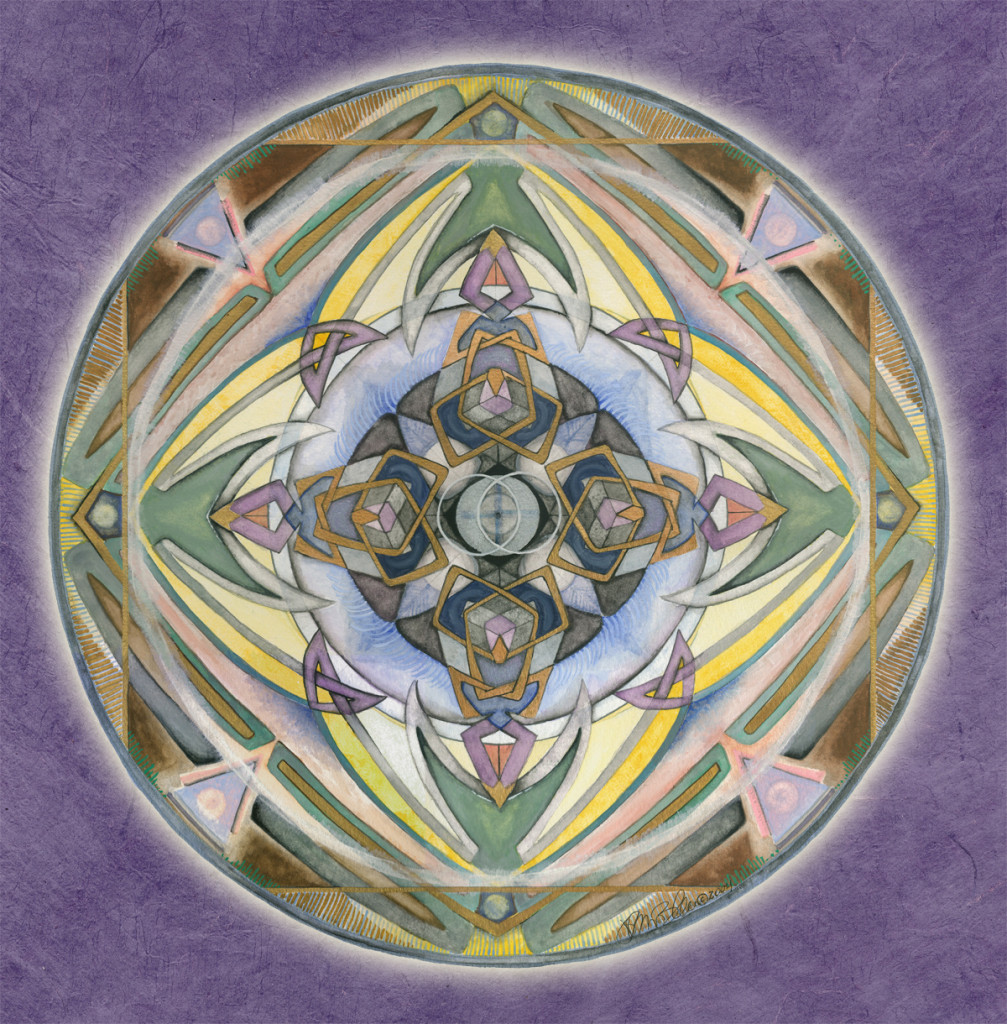 The Healing Mandala Mandala Art Plates