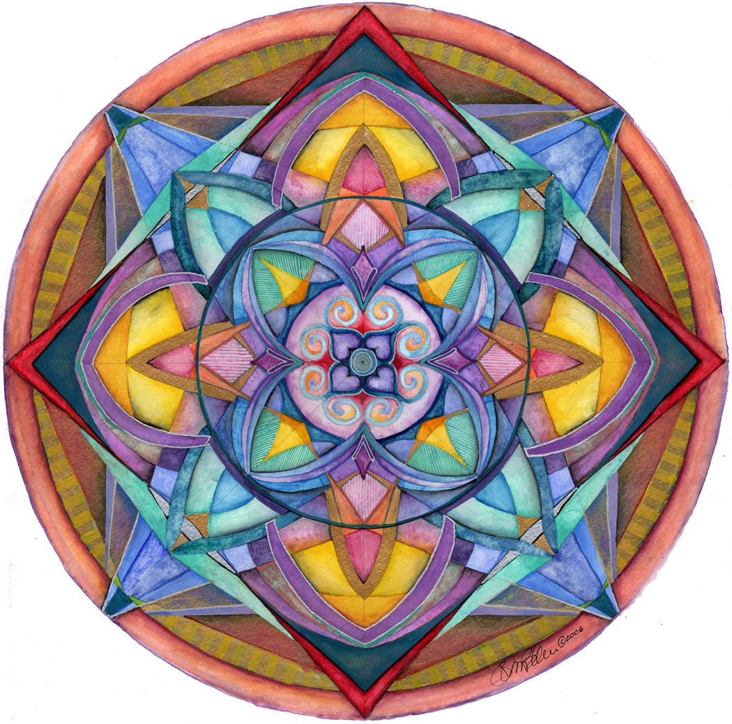 Harmony Mandala Print Mandala Art Plates