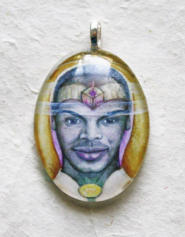 Archangel Raphael Pendant â Mandala Art Plates
